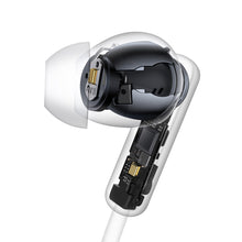 Заредете изображение във визуализатора на галерията – Baseus Bowie U2 Pro TWS ANC wireless Bluetooth headphones - cream and white
