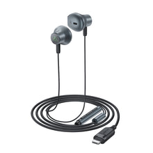 Заредете изображение във визуализатора на галерията – Acefast L1 in-ear headphones with 1.2 m Lightning connector - black
