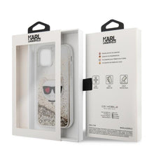 Заредете изображение във визуализатора на галерията – Karl Lagerfeld KLHCN65LCGLGO iPhone 11 Pro Max hardcase złoty/gold Glitter Choupette
