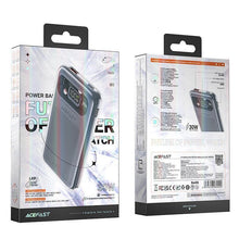 Заредете изображение във визуализатора на галерията – Acefast powerbank 10000mAh Sparkling Series fast charging 30W gray (M1)
