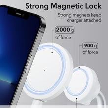 Заредете изображение във визуализатора на галерията – ESR HALOLOCK SHIFT MAGNETIC MAGSAFE WIRELESS CHARGER WHITE
