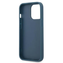 Заредете изображение във визуализатора на галерията – Guess GUHCP13L4GMGBL iPhone 13 Pro / 13 6,1" niebieski/blue hardcase 4G Big Metal Logo
