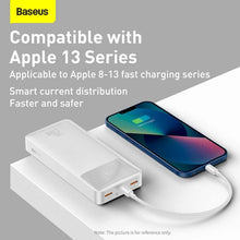 Заредете изображение във визуализатора на галерията – Power bank baseus bipow - 20 000mah lcd quick charge pd20w white ppdml-m02 - TopMag
