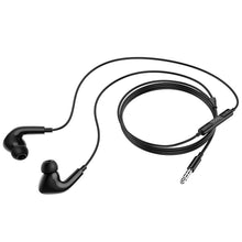 Заредете изображение във визуализатора на галерията – Hoco m101 crystal joy wire-controlled earphones with microphone black
