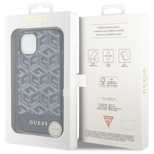 Заредете изображение във визуализатора на галерията – Original Case GUESS hardcase GCube Stripes MagSafe GUHMP14MHGCFSEK for Iphone 14 Plus black
