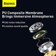 Заредете изображение във визуализатора на галерията – BASEUS Encok True Wireless Earphones WM01 Plus Black NGWM010001
