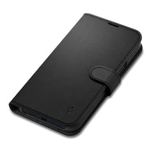 Заредете изображение във визуализатора на галерията – SPIGEN Wallet S book for IPHONE 14 black
