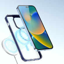 Заредете изображение във визуализатора на галерията – Dux Ducis Clin2 case for iPhone 14 Pro magnetic MagSafe cover blue
