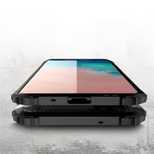 Заредете изображение във визуализатора на галерията – Hybrid Armor Case Tough Rugged Cover for Samsung Galaxy S20 Plus black
