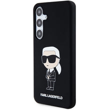 Заредете изображение във визуализатора на галерията – Karl Lagerfeld Silicone Ikonik case for Samsung Galaxy S24+ - black
