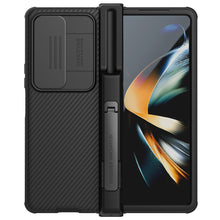 Заредете изображение във визуализатора на галерията – Nillkin CamShield Pro Case (suit) for Samsung Galaxy Z Fold 4 cover with camera cover stand black
