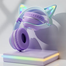 Заредете изображение във визуализатора на галерията – Headphones CATEAR - Bluetooth CA-042 Purple
