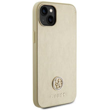 Заредете изображение във визуализатора на галерията – Guess GUHCP15MPS4DGPD iPhone 15 Plus 6.7" gold/gold hardcase Strass Metal Logo
