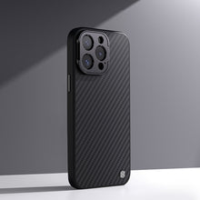Заредете изображение във визуализатора на галерията – Durable Nillkin CarboProp Case for iPhone 14 Pro Max - black
