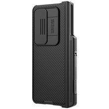 Заредете изображение във визуализатора на галерията – Nillkin CamShield Pro Case (suit) for Samsung Galaxy Z Fold 4 cover with camera cover stand black
