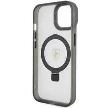 Заредете изображение във визуализатора на галерията – Ferrari Ring Stand 2023 Collection MagSafe Case for iPhone 15 Plus / 14 Plus - Transparent
