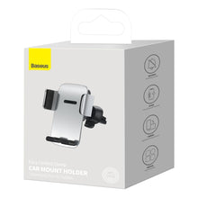 Заредете изображение във визуализатора на галерията – Baseus car holder air vent easy control pro clamp silver suyk010112 - TopMag
