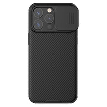 Заредете изображение във визуализатора на галерията – Nillkin CamShield Pro Magnetic Case for iPhone 15 Pro Max with Camera Cover - Black
