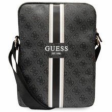 Заредете изображение във визуализатора на галерията – Guess Bag GUTB10P4RPSK 10" black/black 4G Stripes Tablet Bag
