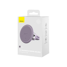 Заредете изображение във визуализатора на галерията – Baseus car holder to air vent magnetic ca01 purple succ000105 - TopMag
