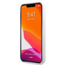Заредете изображение във визуализатора на галерията – Guess GUHCP13LLS4GGWH iPhone 13 Pro / 13 6,1" biały/white hard case Silicone 4G Logo

