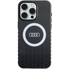 Заредете изображение във визуализатора на галерията – Audi IML Big Logo MagSafe case for iPhone 15 Pro Max - black
