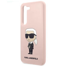 Заредете изображение във визуализатора на галерията – Karl Lagerfeld KLHCS23MSNIKBCP S23+ S916 hardcase pink/pink Silicone Ikonik
