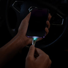 Заредете изображение във визуализатора на галерията – Baseus Glimmer Series cable with fast charging USB-C - Lightning 480Mb/s PD 20W 1m white
