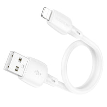 Заредете изображение във визуализатора на галерията – Borofone Cable BX93 Super Power - USB to Lightning - PD 20W 0,25 metres white
