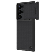 Заредете изображение във визуализатора на галерията – Nillkin Textured S Case for Samsung Galaxy S22 Ultra armored cover with camera cover black
