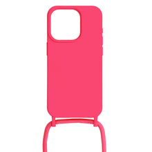 Заредете изображение във визуализатора на галерията – Strap Silicone Case for Iphone 15 Pro Max design 1 pink
