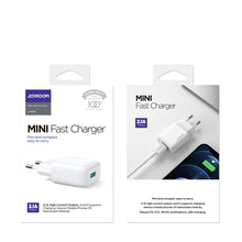 Заредете изображение във визуализатора на галерията – Joyroom USB wall charger 2,1 A white (L-1A101)
