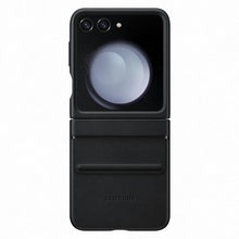 Заредете изображение във визуализатора на галерията – PU leather case for Samsung Galaxy Z Flip 5 - black
