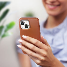 Заредете изображение във визуализатора на галерията – Dux Ducis Naples case for iPhone 14 Plus magnetic leather case MagSafe brown
