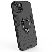 Заредете изображение във визуализатора на галерията – Ring Armor case for iPhone 14 Pro Max armored cover magnetic holder ring black
