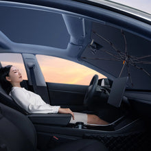 Заредете изображение във визуализатора на галерията – Baseus CoolRide CRKX000101 sunshade for car windshield - black
