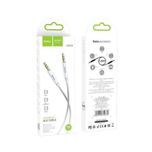 Заредете изображение във визуализатора на галерията – HOCO cable AUX Audio Jack 3,5mm to Lightninng 8-pin UPA19 1m silver
