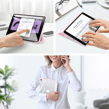 Заредете изображение във визуализатора на галерията – Dux Ducis Copa case for iPad 10.9'' 2022 (10 gen.) smart cover stand pink

