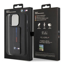 Заредете изображение във визуализатора на галерията – BMW Grip Hot Stamp case for iPhone 15 Pro Max - black
