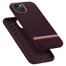 Заредете изображение във визуализатора на галерията – CASEOLOGY PARALLAX IPHONE 13 BURGUNDY
