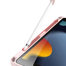 Заредете изображение във визуализатора на галерията – Dux Ducis Magi case for iPad 10.9'' 2022 (10 gen.) cover with stylus holder smart cover stand pink
