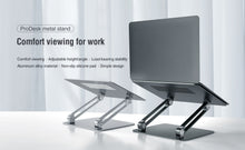 Заредете изображение във визуализатора на галерията – Nillkin ProDesk adjustable laptop stand silver

