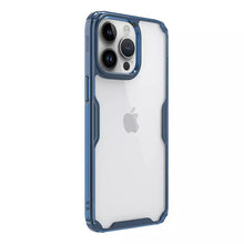 Заредете изображение във визуализатора на галерията – Nillkin Nature Pro TPU Case for Iphone 15 Pro transparent-blue

