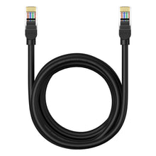 Заредете изображение във визуализатора на галерията – Baseus High Speed ​​Cat 5 RJ-45 1000Mb/s Ethernet cable 3m round - black

