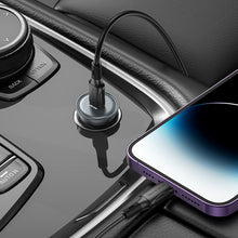 Заредете изображение във визуализатора на галерията – Borofone Car charger BZ26 Searcher - Typ C - PD 30W 3A grey
