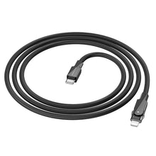 Заредете изображение във визуализатора на галерията – Borofone Cable BU41 Kelly - Type C to Lightning - PD 27W 1,2 metres black
