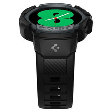 Заредете изображение във визуализатора на галерията – Spigen rugged armor ”pro” for samsung galaxy watch 4 / 5 44mm charcoal grey - TopMag
