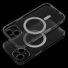 Заредете изображение във визуализатора на галерията – Frost Mag Cover with camera protection compatible with MagSafe for IPHONE 15 PRO transparent
