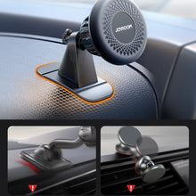 Заредете изображение във визуализатора на галерията – Joyroom JR-ZS356 magnetic cockpit phone holder - dark gray
