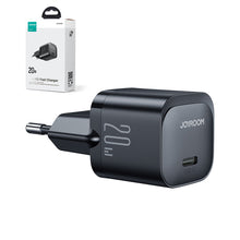 Заредете изображение във визуализатора на галерията – Mini charger USB C 20W PD Joyroom JR-TCF02 | black
